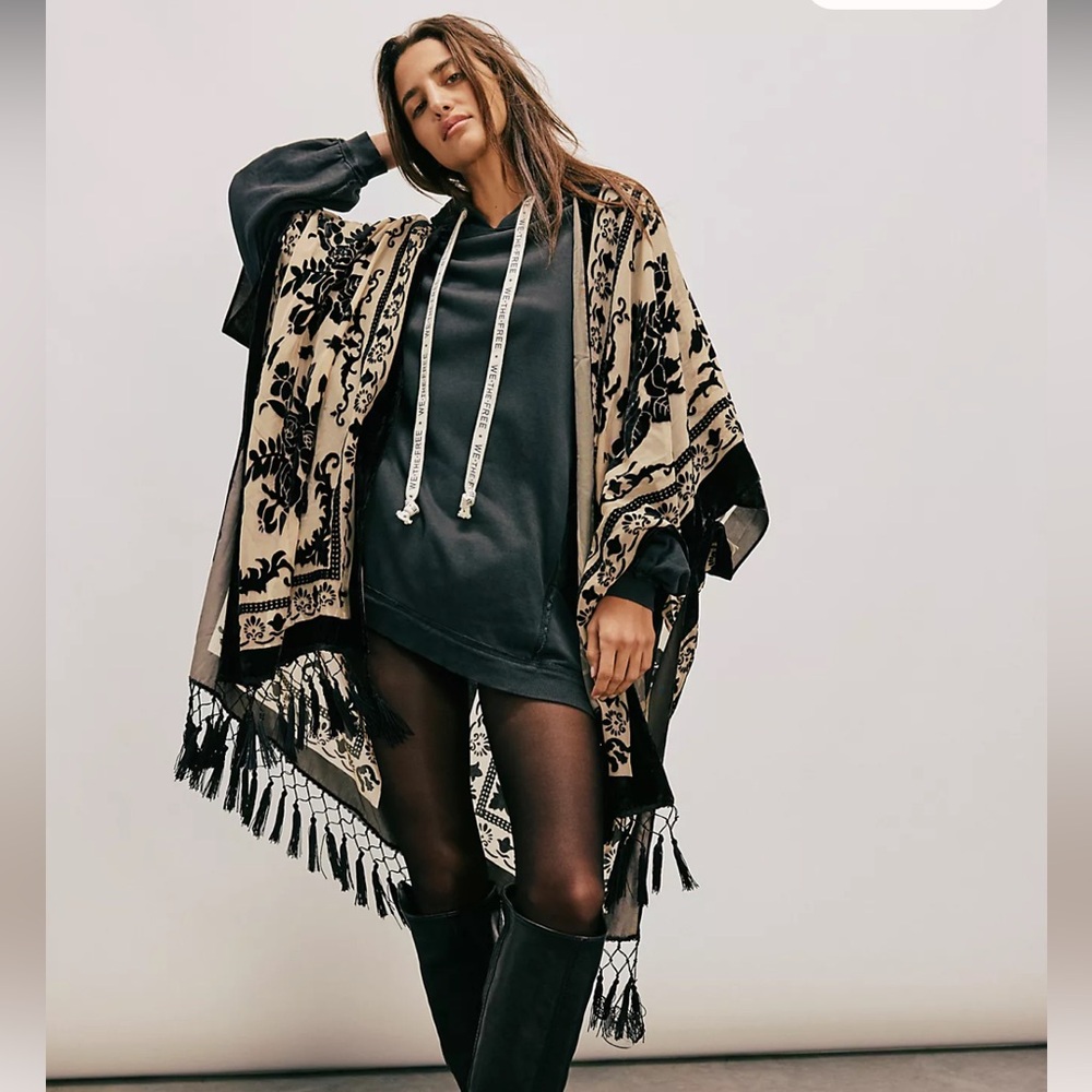 Free People Nightbird Burnout Duster - Picture 2 of 3